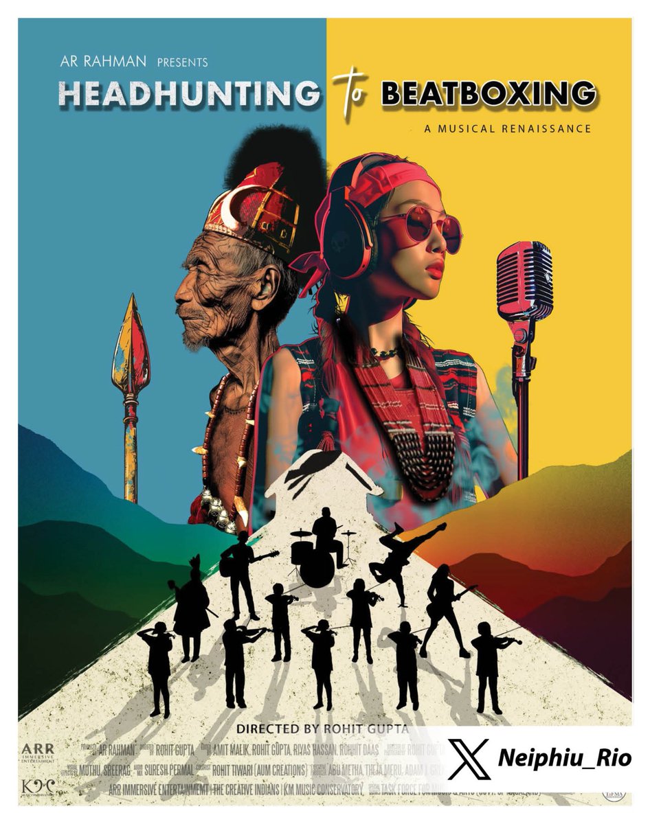 Congratulations to the production team of "Headhunting to Beatboxing" on launching the first look of the docu-feature about Naga Musicians at the Cannes Film Festival.  
I'm sure the film will be a huge success &amp; will leave a lasting impression on audiences everywhere. <a href="/arrahman/">A.R.Rahman</a>