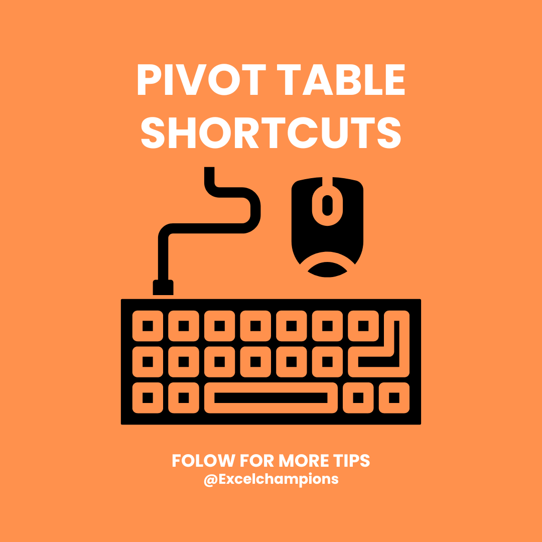 Shavetak06's tweet image. Boost your efficiency with Pivot Table shortcuts in Excel! Discover quick tips and tricks to navigate, format, and analyze your data faster. ⌨️📊

#msexcel #advancedexceltricks #microsoftexcel #exceltips #exceltipsandtricks #learnexcel #excelshorcuts #shortcutkeysexcel