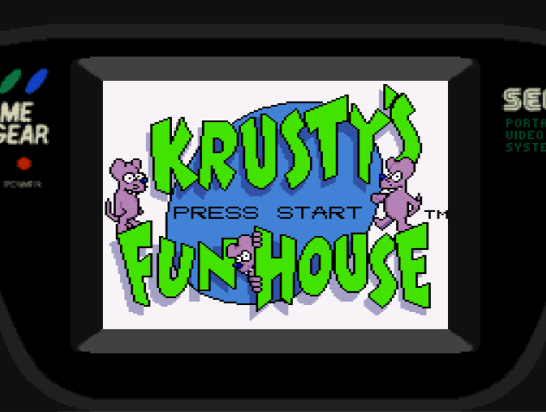 AllmightoFranky's tweet photo. 1 Jour 1 Jeu #GameGear!Aujourd'hui le sympathique #KrustysFunHouse,sorte de #Lemmings dans l'univers de #TheSimpsons avec le clown Krusty en héros!!Vous connaissez? #retro #retrogaming #oldschool #80s #90s https://t.co/CeMtfx5Ae0