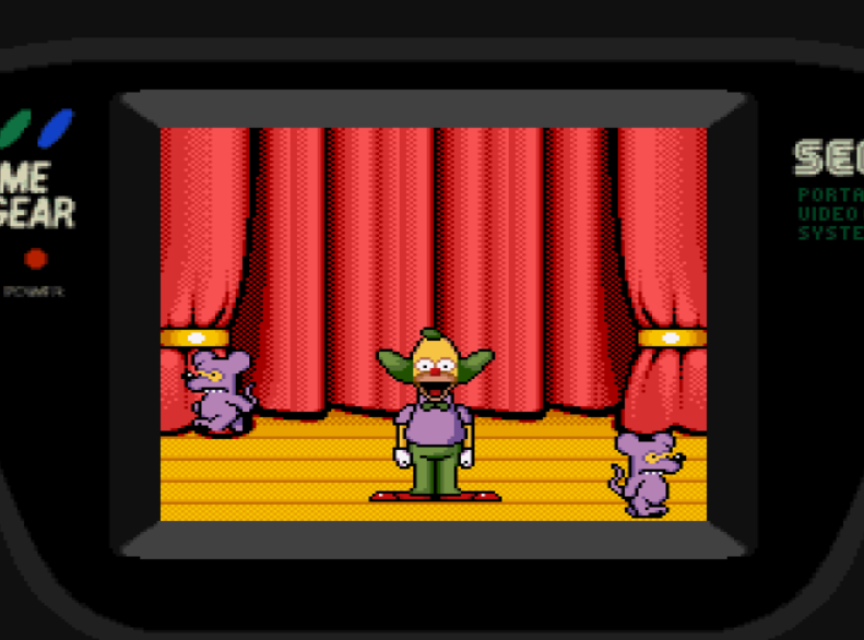 AllmightoFranky's tweet photo. 1 Jour 1 Jeu #GameGear!Aujourd'hui le sympathique #KrustysFunHouse,sorte de #Lemmings dans l'univers de #TheSimpsons avec le clown Krusty en héros!!Vous connaissez? #retro #retrogaming #oldschool #80s #90s https://t.co/CeMtfx5Ae0