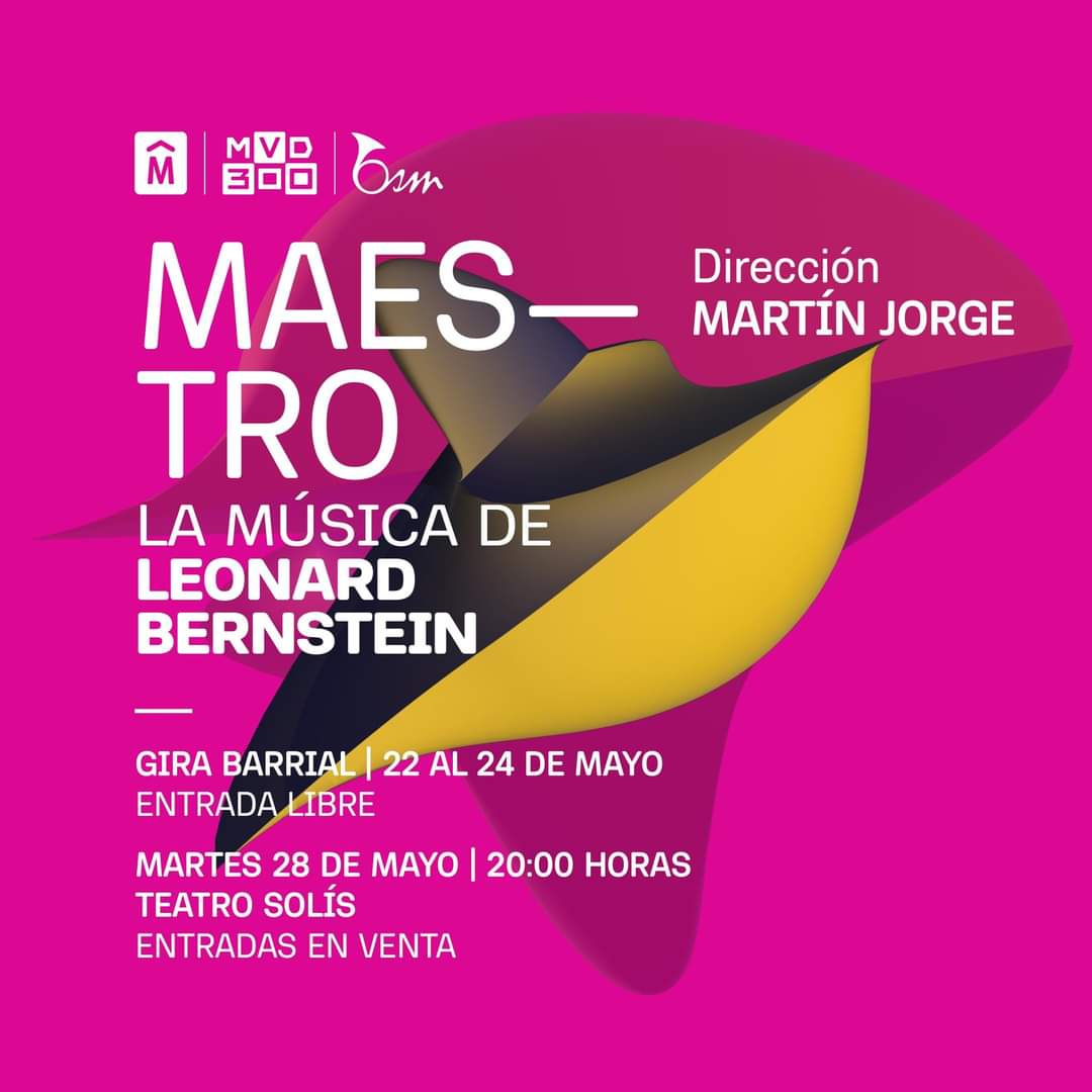 Banda_Sinfonica's tweet photo. ESTA SEMANANOS VAMOS DE GIRA MAESTRO: La música de Leonard Bernstein

Te invitamos a un concierto especial donde recorreremos grandes obras de uno de los compositores, directo deres y divulgadores musicales más aclamados del siglo XX. https://t.co/LwoTpfVQP7