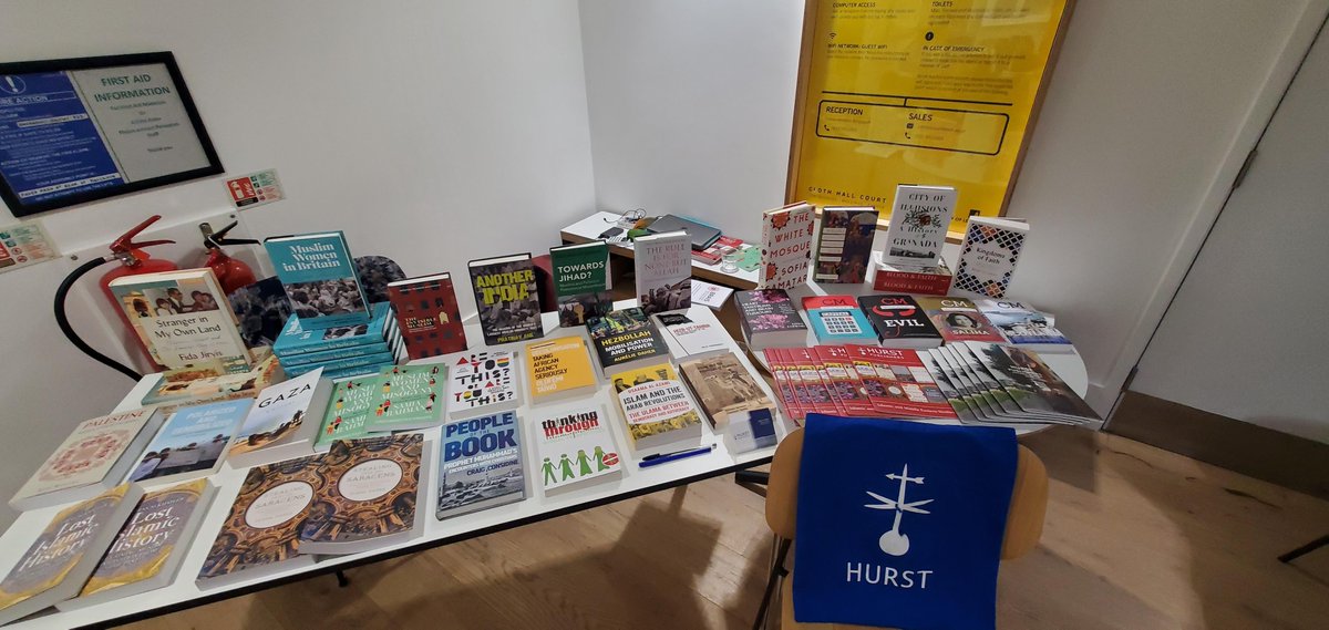 Drop by the Hurst booth at #BRAIS2024 @BRAIS_UK to see our latest titles in #IslamicStudies, including from @ThisisSamiaRah, @DrUsaama, @rezapankhurst, Sariya Cheruvallil-Contractor, and more. Or chat with our editor Alice Clarke about your book proposal.

Browse more titles in