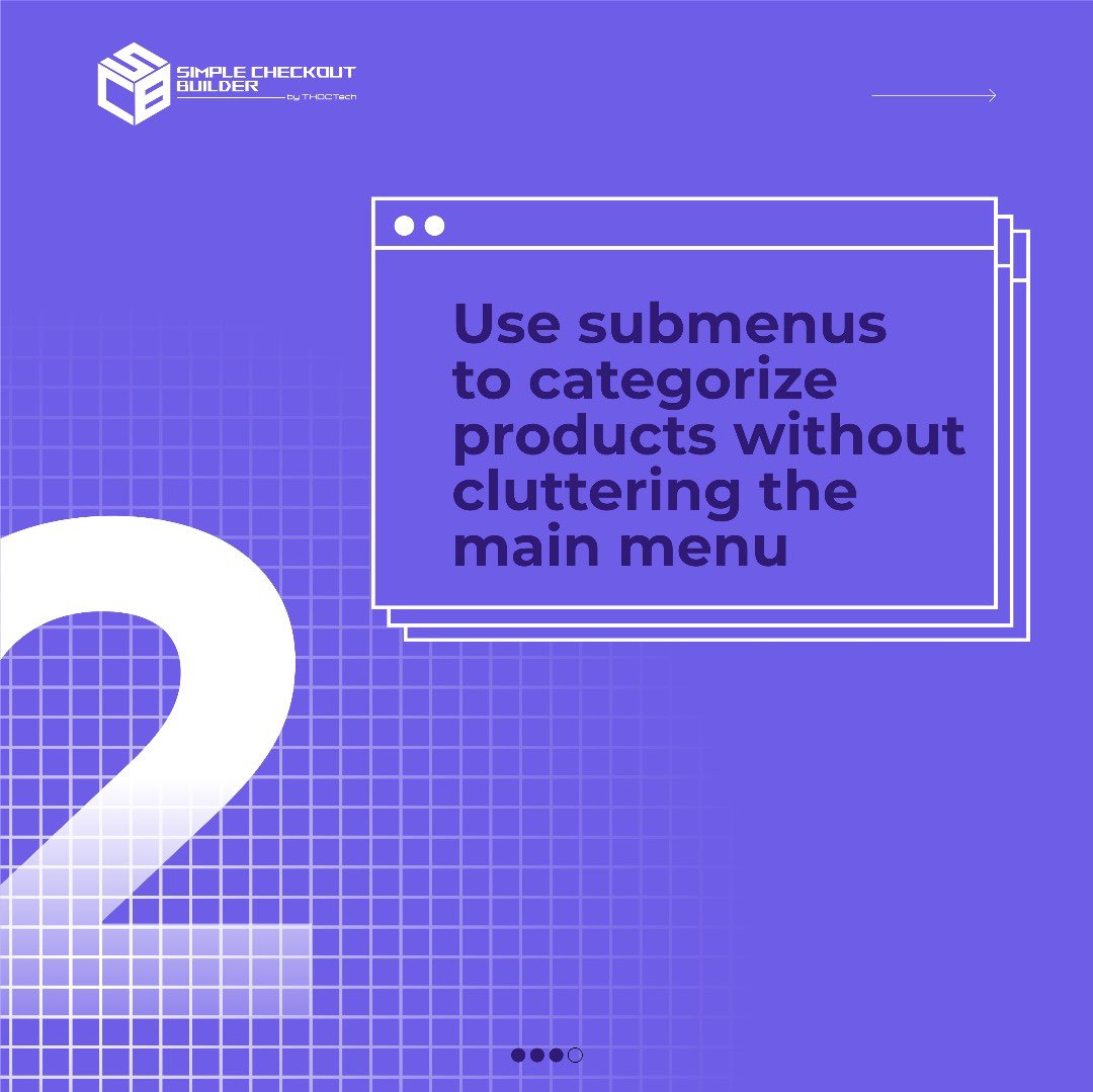 THDC_Tech's tweet photo. Streamline your menu, boost conversions! A cluttered menu can lead to indecisiveness and lost sales. Simplify your options and make it easy for customers to find what they need. Improve user experience and drive revenue with a optimized menu#MenuOptimization #UXDesign #Ecommerce https://t.co/UzMtB7rlrG