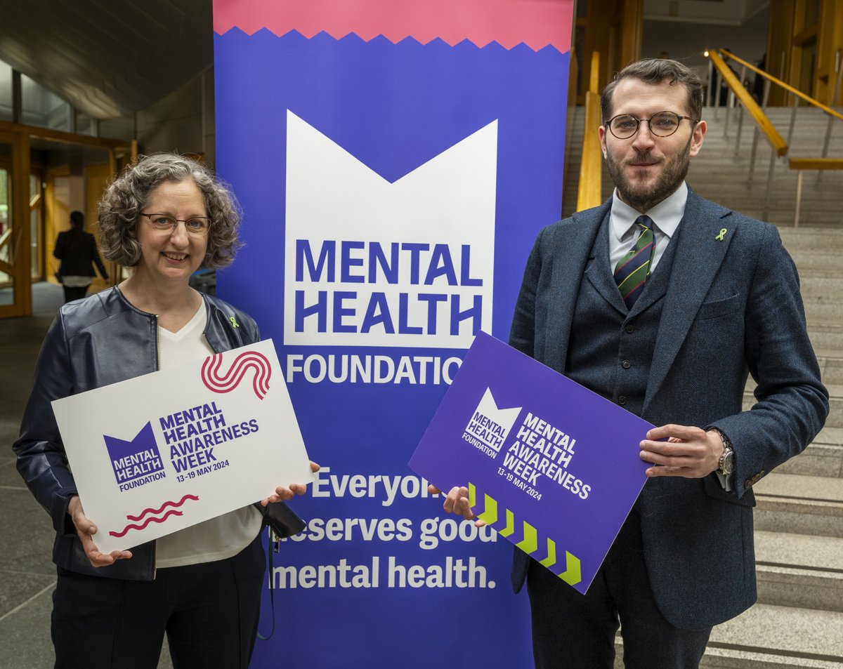 Many thanks to the First Minister @JohnSwinney, Minister for Mental Health @MareeToddMSP and all of Scotland's party leaders and so many MSPs for joining us to celebrate #MentalHealthAwarenessWeek. Thanks to @PaulJSweeney for sponsoring the event.