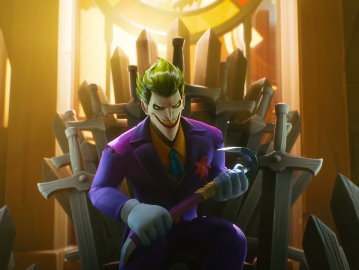 Joker sitting on the Iron Throne goes hard
#Multiversus