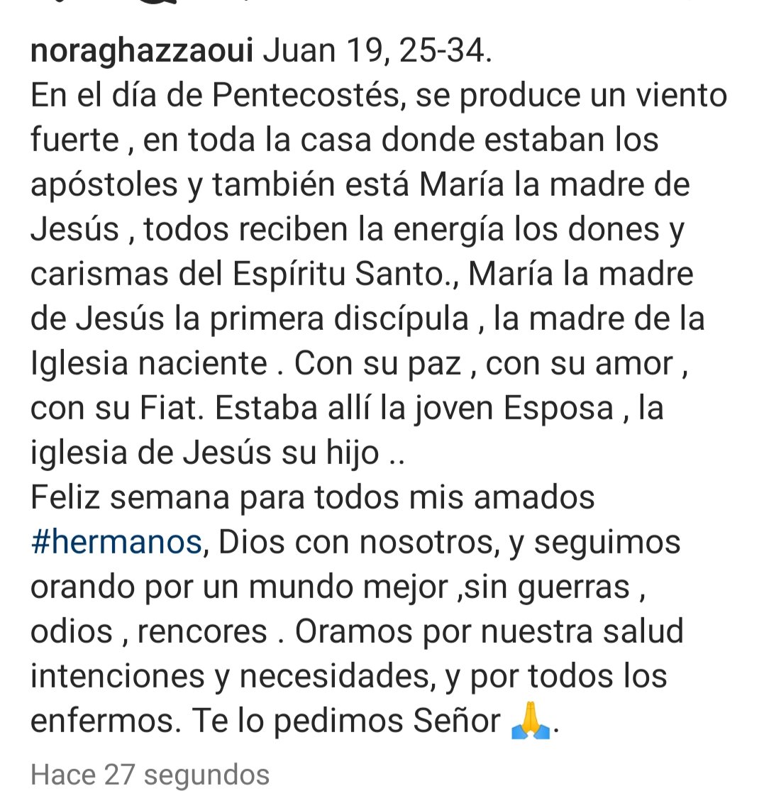 Mi Señor , recibo a María Santísima como lo que es ' LA MADRE DE DIOS ,LA MADRE DE LA IGLESIA, Y MI MADRE.' ' Mujer ,ahí tienes a tu hijo ' luego dijo al discípulo: Ahí tienes a tu madre '. María Santísima es como algo propio que nos lo dio Jesús . Feliz Semana para todos 🙏.