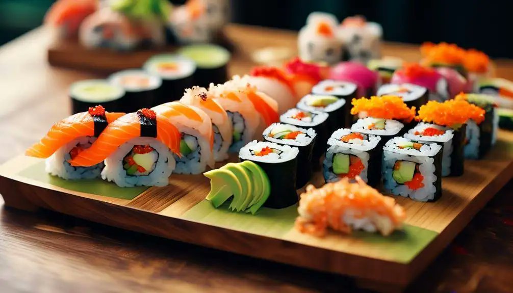 Popular Exotic Japanese Sushi Roll Combinations infiniteflavors.blog/exotic-japanes… #sushilmodi #japanitweek #japaneseguy #healthyfood #recipes