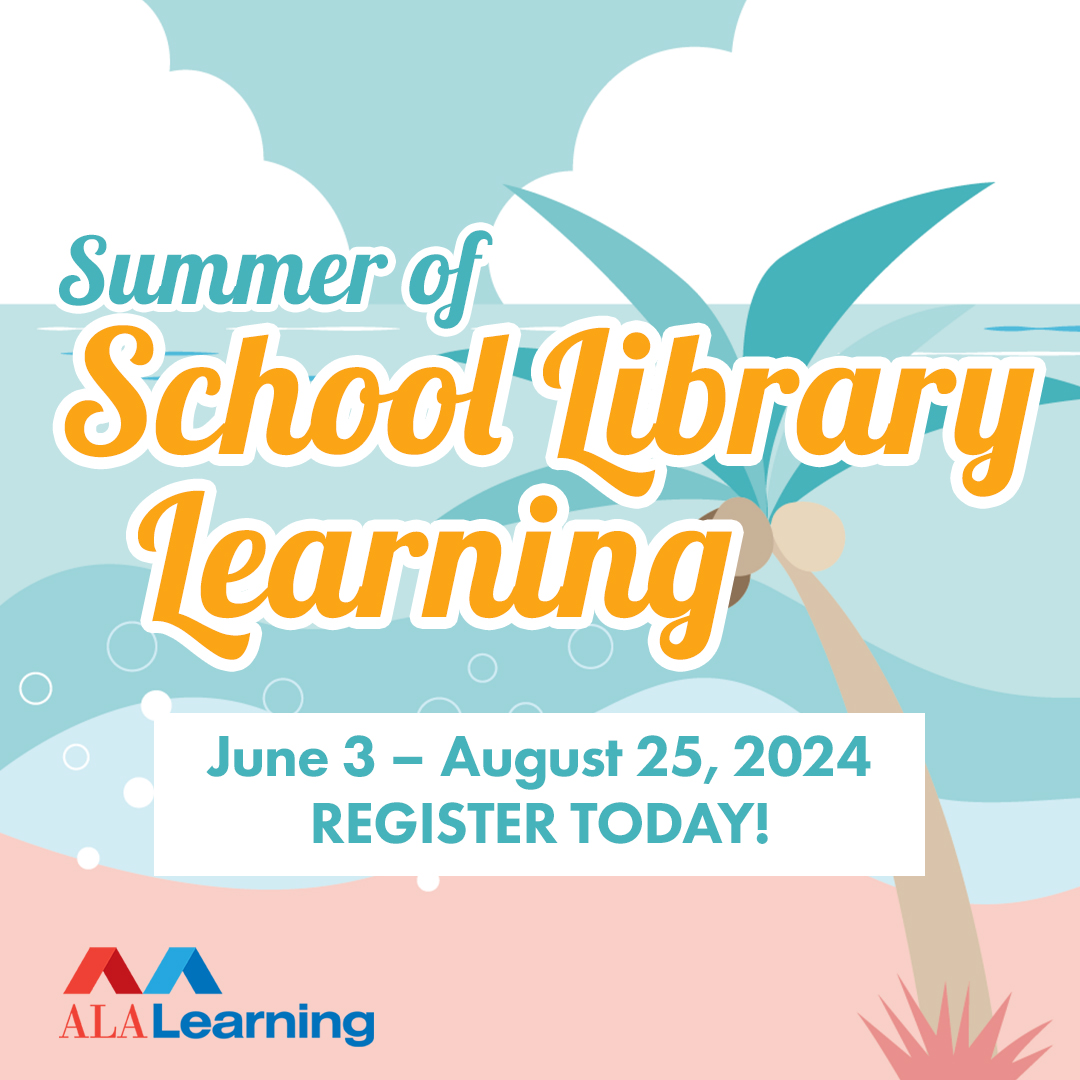 Calling all school library workers! From strengthening your library through community partnerships to collection management to creating interactive storytimes, there's plenty to learn in the Summer of School Library Learning. Learn more and register: bit.ly/4dHVMHr