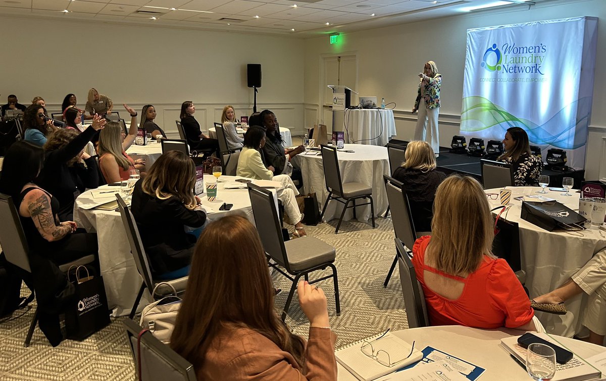 Melissa Furman discusses mindset, self-awareness and managing burnout at Excellent Women in Laundry in Palm Beach. @CoinLaundryAssn #CLA #WomensLaundryNetwork