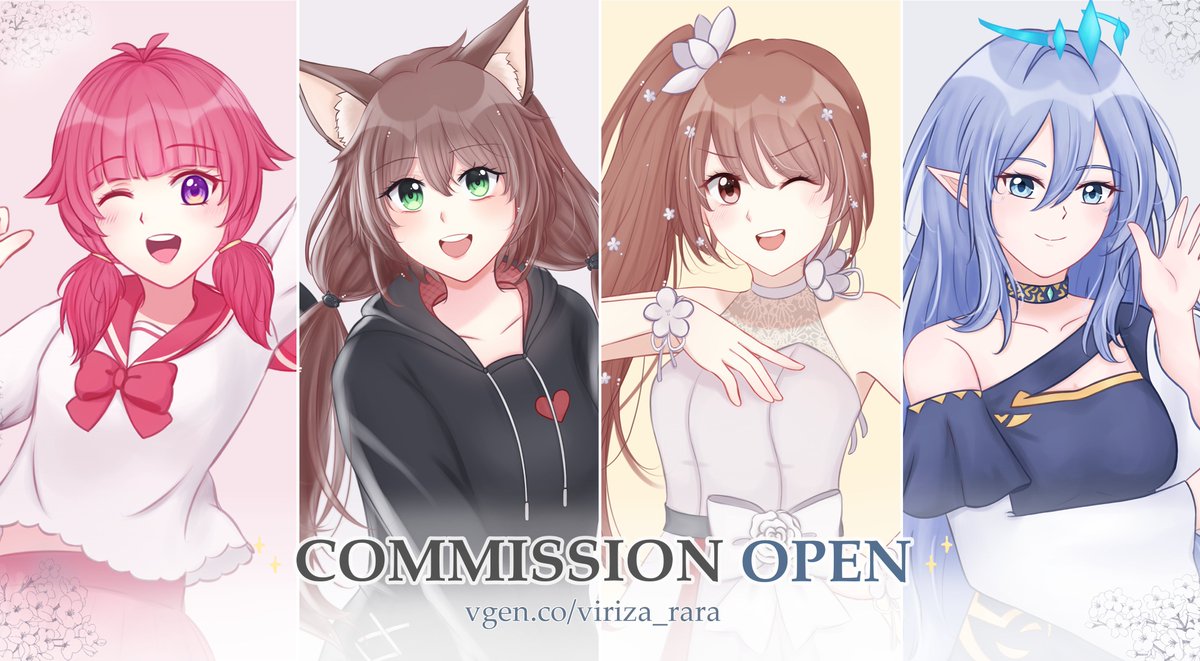 [RT & likes are highly appreciated]

Hi guys, finally my VGen Comm is open!✨
You can order my commission through VGen now.
here's the link : vgen.co/viriza_rara

I'll wait for your order!💖

#VGen #VGenComm #opencommis #opencommission #commissionsopen