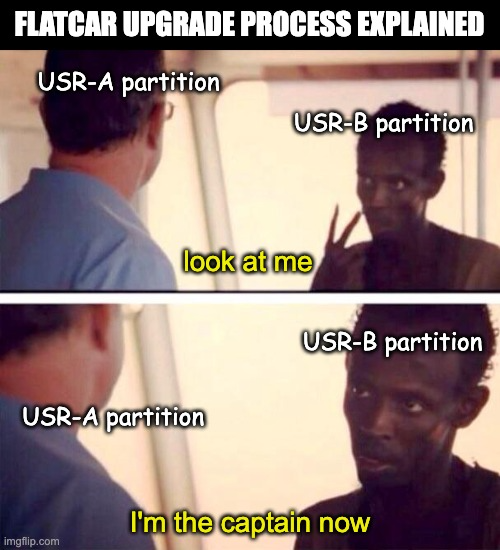 flatcar's tweet photo. Flatcar upgrade process explained
#mememonday #linux #containerlinux #upgrade https://t.co/HXZaKZOKmS