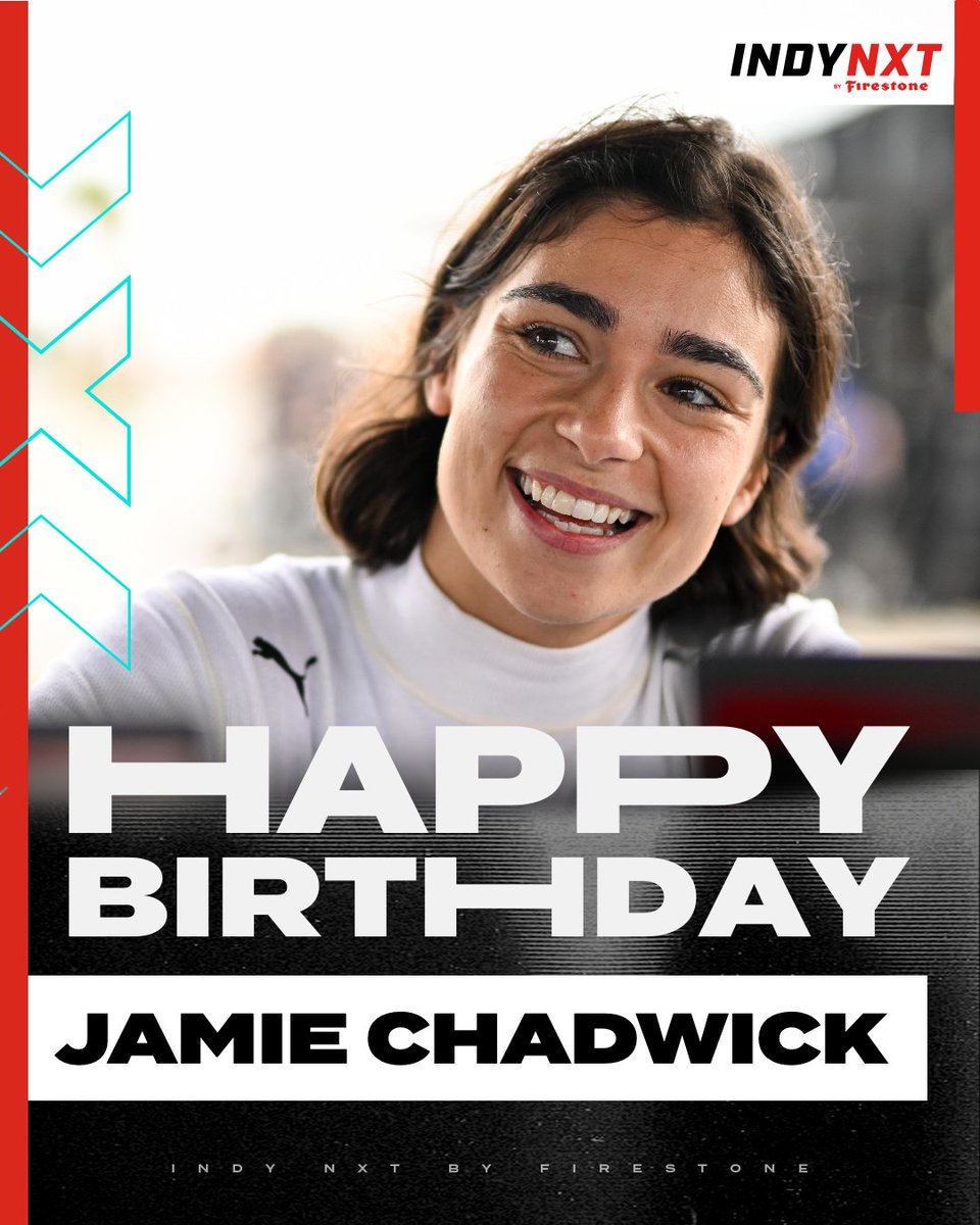 Happy birthday, @JamieChadwick ! 🇬🇧🎂 Comment below to wish Jamie a happy birthday. #INDYNXT //  @andrettiindy
