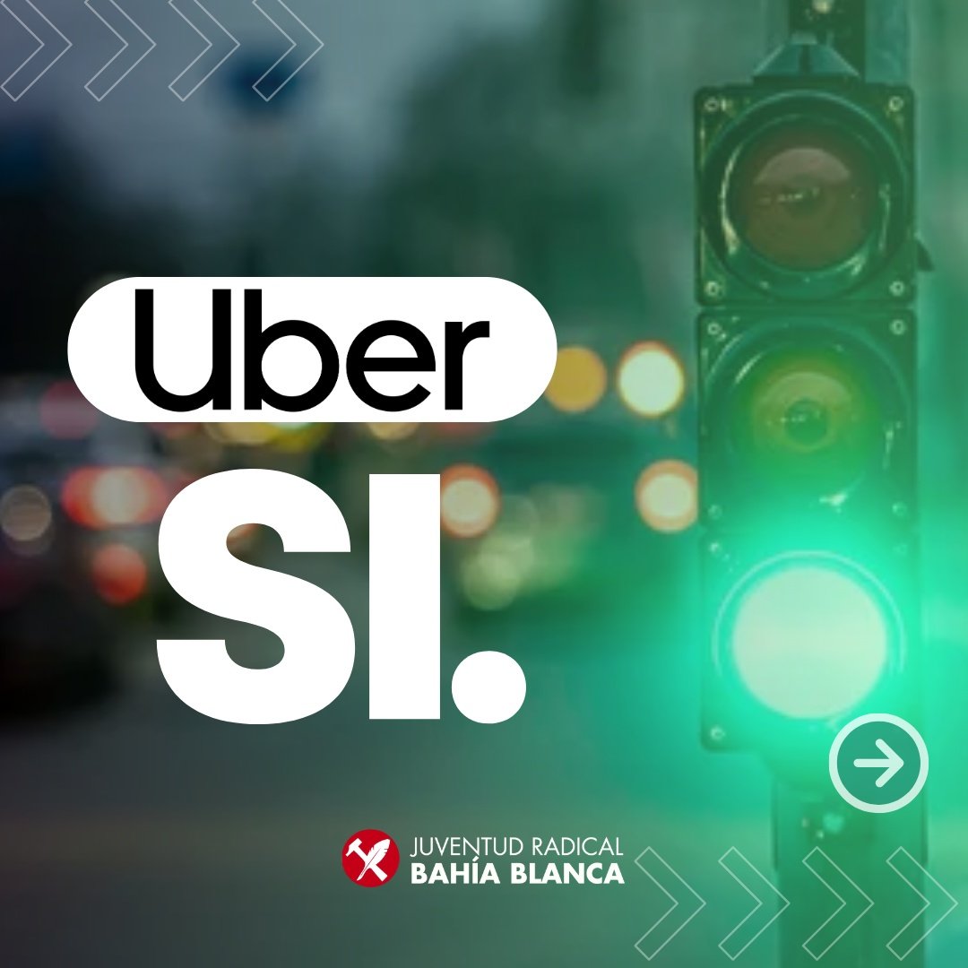 JRBahiaBlanca's tweet photo. UBER SI ✅️
Desde la Juventud Radical creemos que UBER abre la puerta a todas las personas que hoy buscan soluciones complementarias de movilidad y oportunidades económicas.
🚘 Le pedimos a la política local que avance en la legalidad y habilitación de UBER. #UberSi https://t.co/fHWnAAQVzg