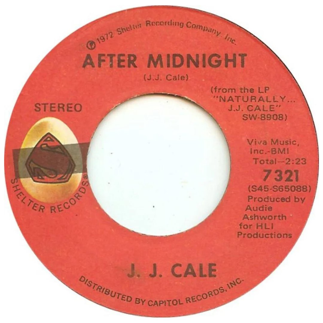 In 1972, JJ’s classic recording “After Midnight” hit #42 on the Billboard Charts. Covered by musicians like Eric Clapton, Jerry Garcia Band, & Chet Atkins. “The slinky, irresistible ‘After Midnight’ was a Cale composition with plenty of history before that reappearance, and one