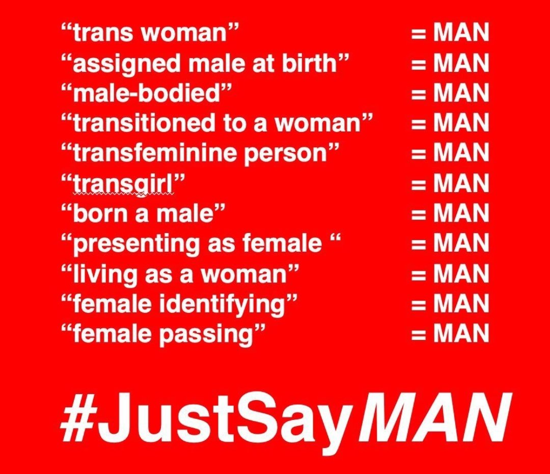 @_wohyeahwohyeah Men stay men and hence let's #JustSayMan