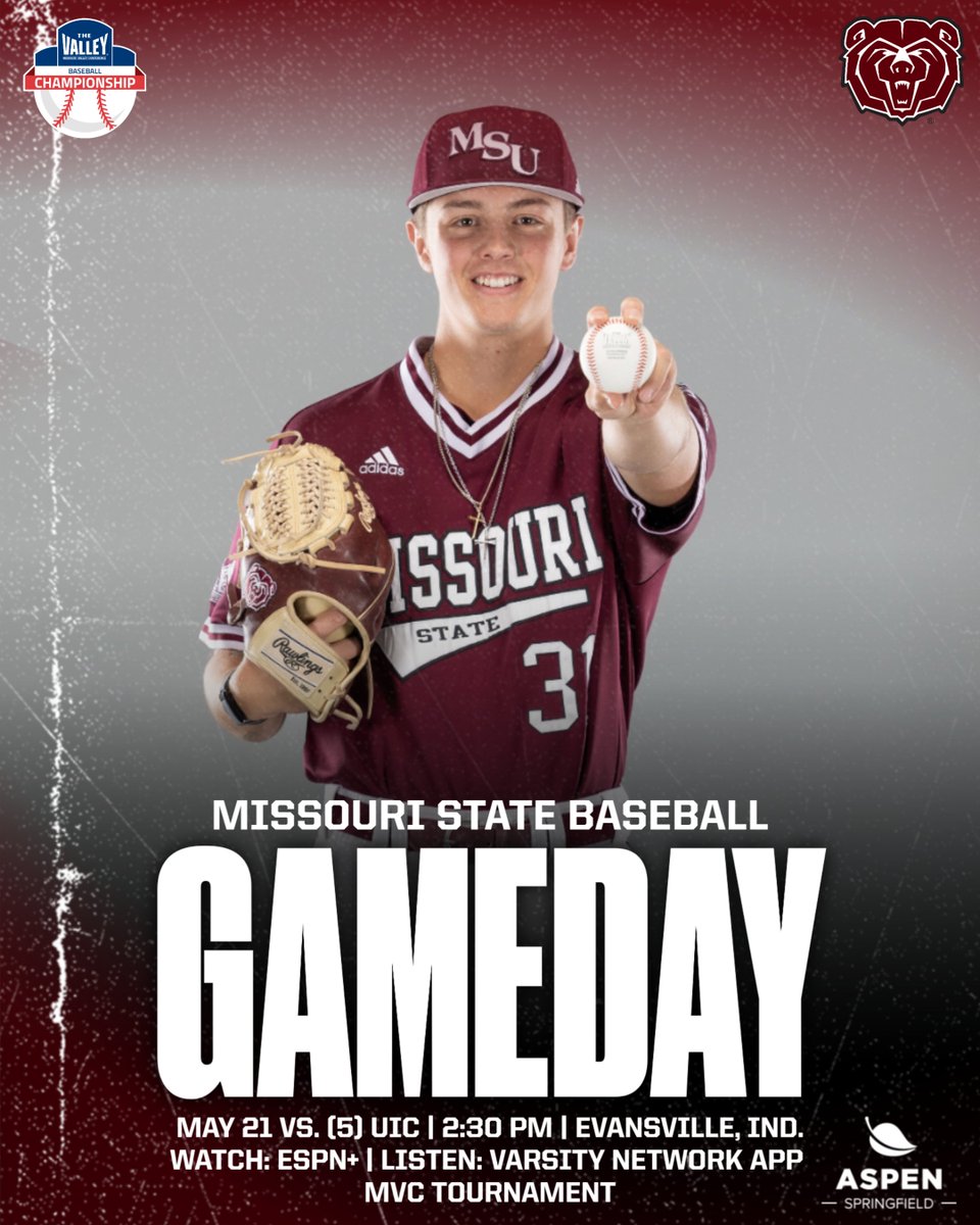 GAMEDAY! 

🆚 (5) UIC
⏰ 2:30 p.m. 
📍 Evansville, Ind.
📺 bit.ly/4c2NB75 (ESPN+)
📊 bit.ly/44PeFUM
📻 bit.ly/3lvBquw