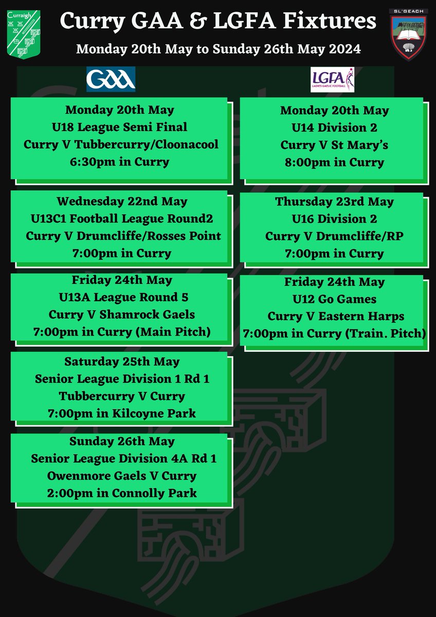 Fixtures for the week 🇳🇬