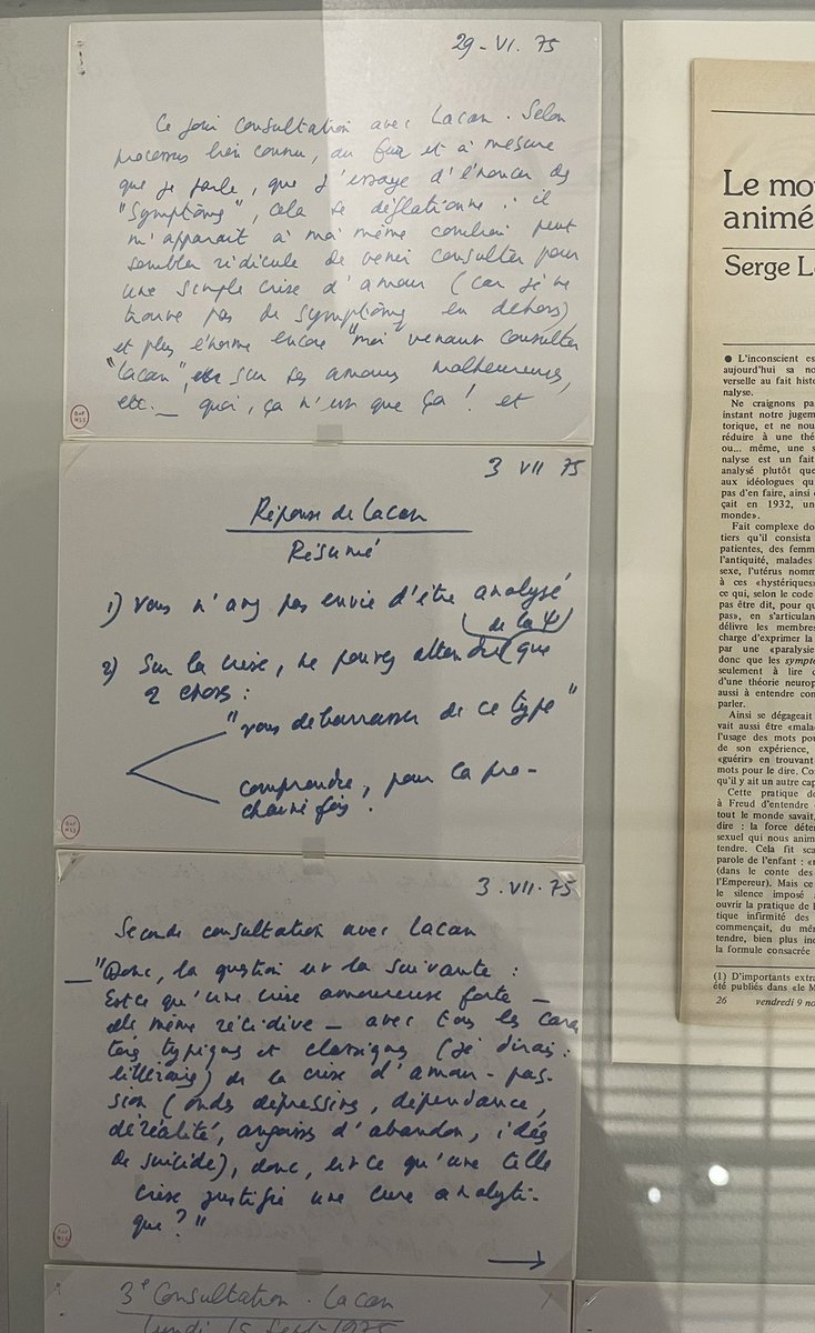 levoleurdesable's tweet photo. Barthes qui se demande s’il fait bien de consulter (Lacan !) pour un simple chagrin d’amour. https://t.co/p6sPN9TKr5