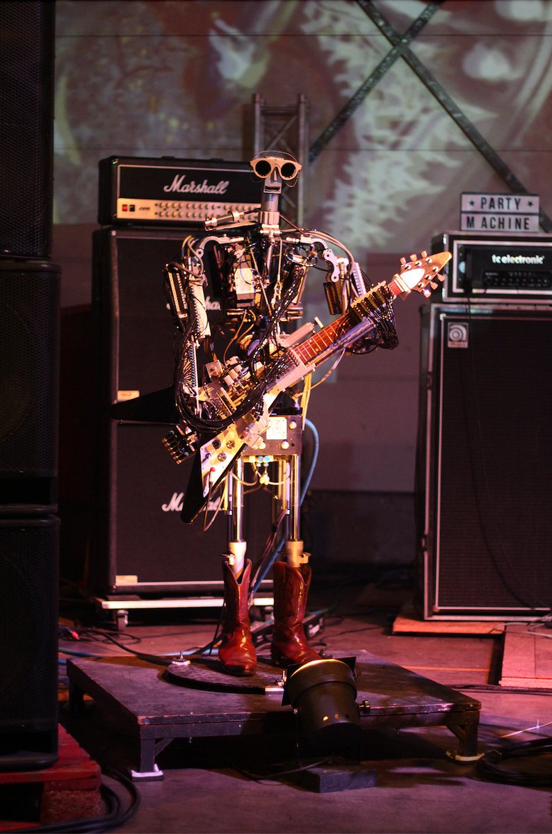 RawVisionMag's tweet photo. Throwback to Raw Vision 101 when we featured Compressorhead – a successful rock band made up entirely of robots, created by Berlin-based artists and engineers.
https://t.co/hFkx8MgFFM
#compressorhead #outsiderart #selftaughtart #robotics #rawvision #rawvisionmagazine #robots https://t.co/U5CUEQVhP0