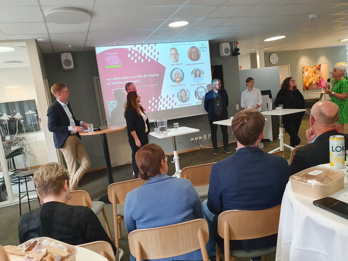 Jag firade den internationella kliniska prövningsdagen med att besöka Bayer och diskutera bl a hur vi ska se till att fler får tillgång till kliniska prövningar.