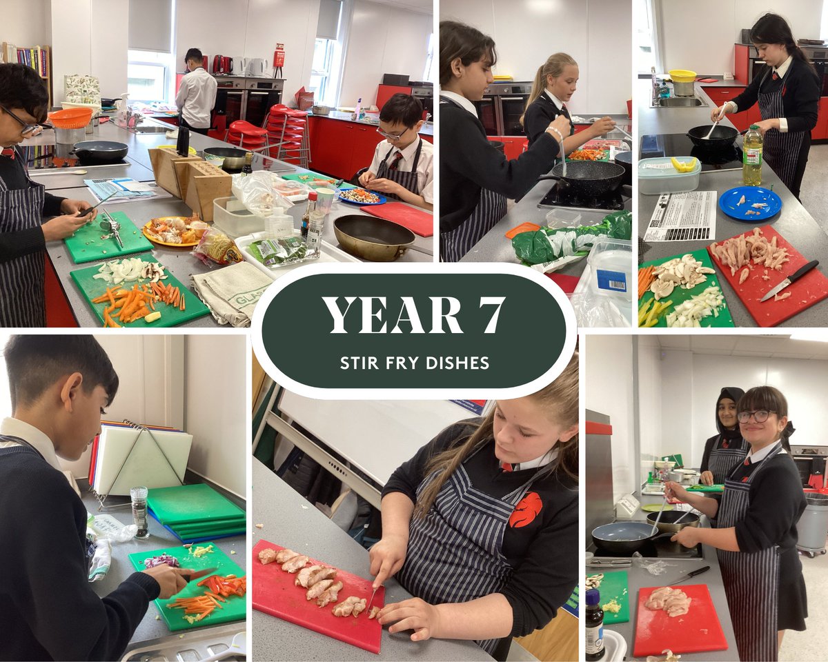 Learners are developing excellent cooking skills in #foodtech. Fabulous aromas coming from the Technology building during Mrs Stubbs' Year 7 stir-fry lessons! #LadybridgeLearners #homemade #practicalskills