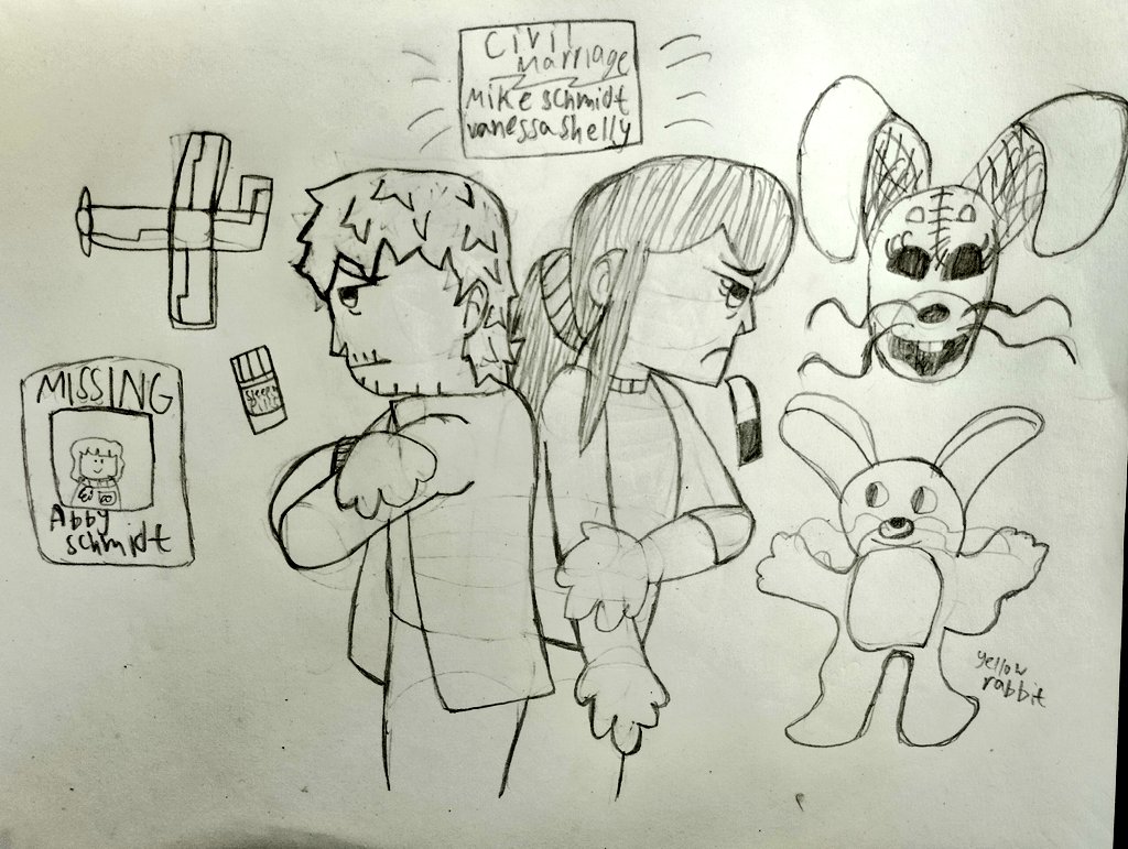 Saul_Goodwoman6's tweet image. Me and my husband.
We&apos;re sticking together 
 #fnafmovie2 #fnafmovie #mikefnaf #vanessafnaf #mikenessa #vanmike #schmelly #fnaffanart #fnaf #FiveNightsAtFreddys