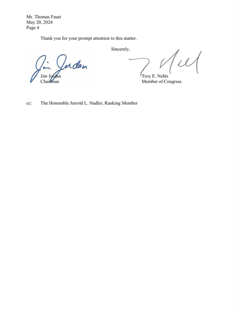 🚨BREAKING: @Jim_Jordan and I launched an investigation into the D.C. Department of Corrections’ treatment of J6er Ronald McAbee. For over 15 months, I have requested the footage of an altercation between Lieutenant Crystal Lancaster & McAbee. Read the full letter below: