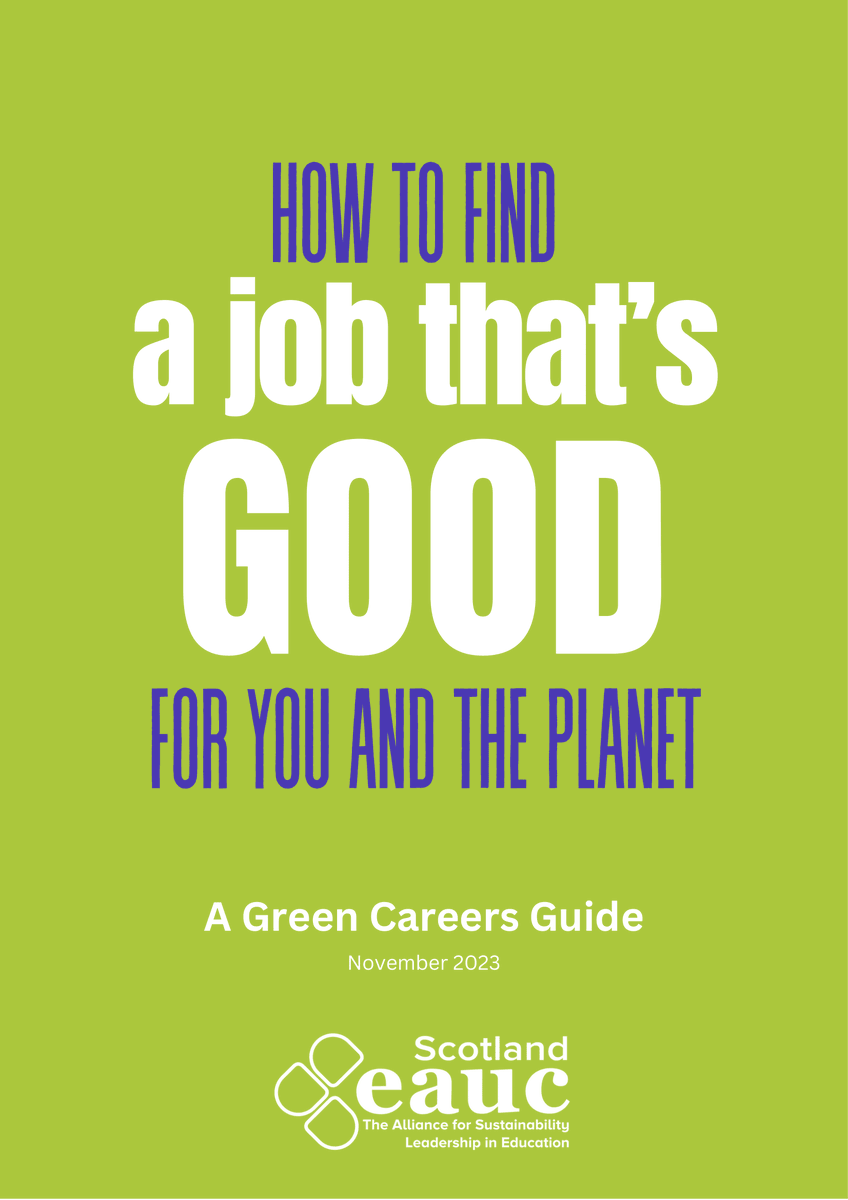 🌏 Want to know what's in @TheEAUC's Green Careers Guide? @UofGGUEST has provided an overview to help you better understand career opportunities to make a positive impact for people and planet. 👉 Read their overview at glasgow.targetconnect.net/leap/svc/cms.h…. #Sustainability #GreenCareers