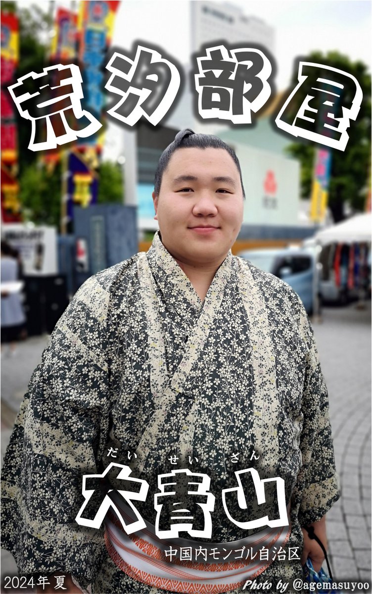 荒汐部屋の大青山さん

初めての大銀杏だったみたい🫡