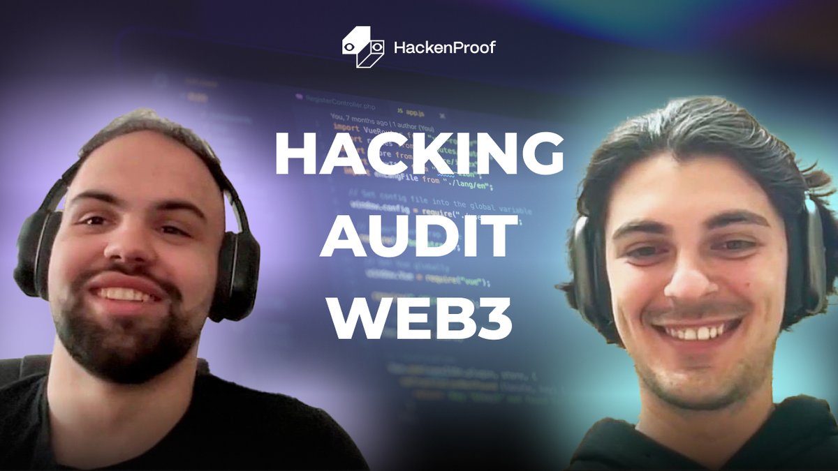 Exciting News! 

Check out our new podcast: 'Web3 Bug Bounty Hacking: Everything About Solo Audits and Bug Hunting'

Join @gkrastenov, who has conducted 15+ private audits, found 50+ Critical/High issues, and protected more than $100M TVL!

Watch now: bit.ly/4bpaHVo
