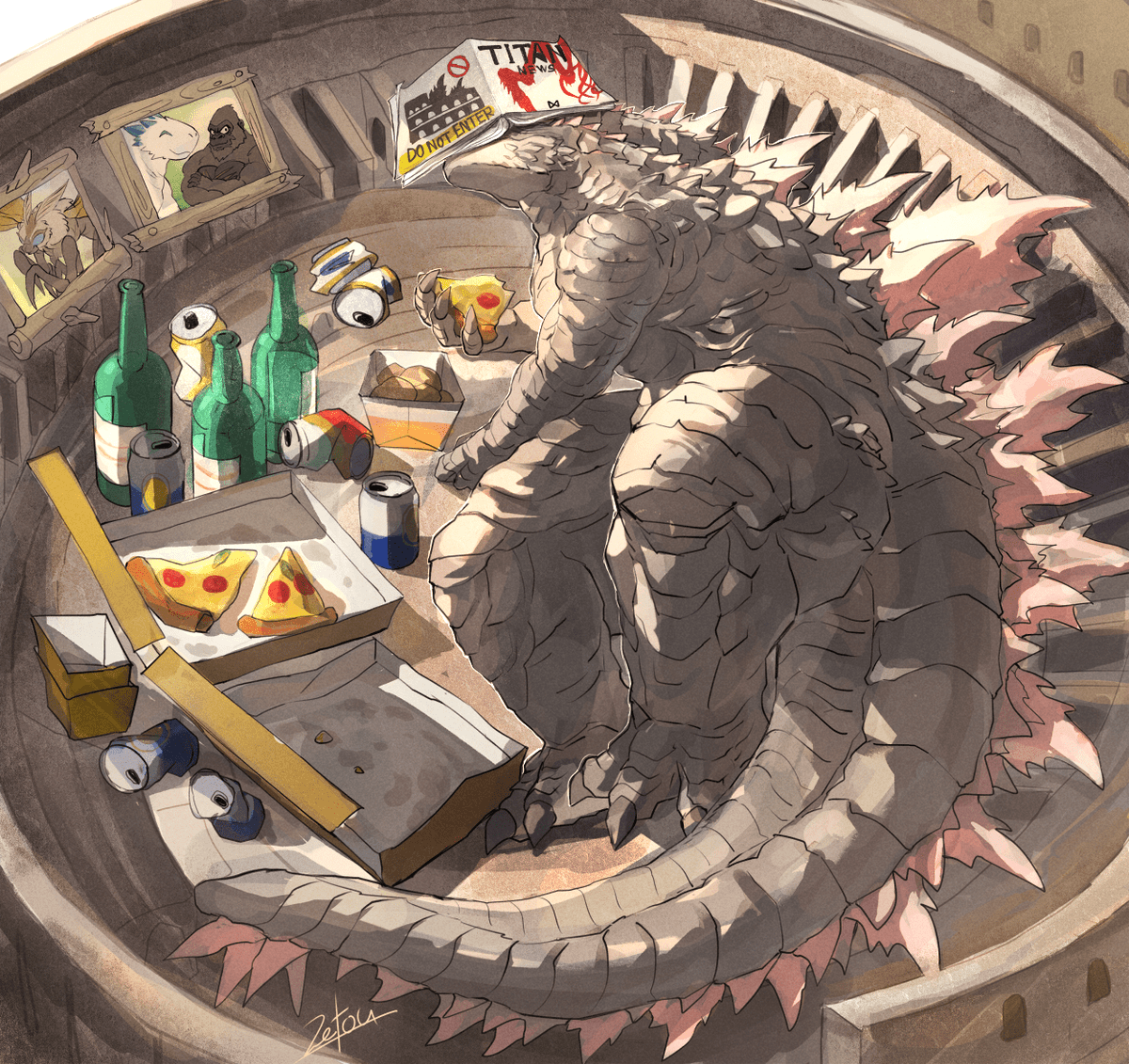 _zetou_'s tweet photo. コング「あいつ今頃どうしてるかな？」 https://t.co/NtCkzKi67Y