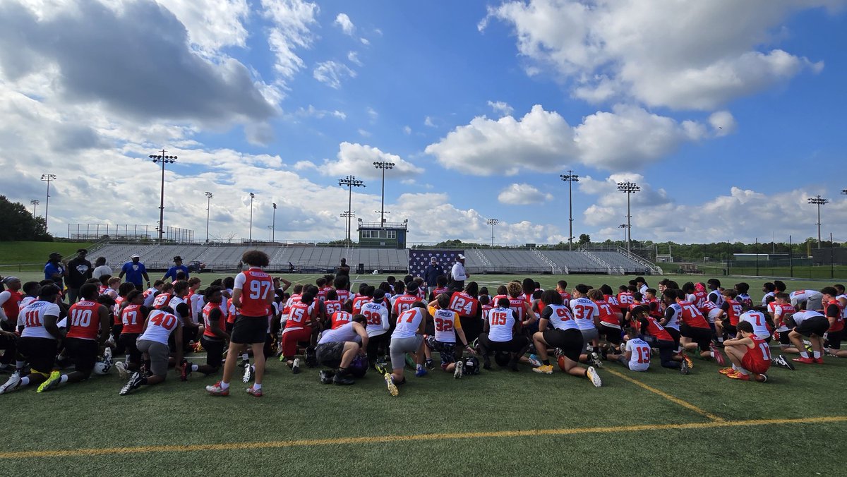 Thanks @FBUcamp @stevequinnFBU and @RayIsaacSchool for the great DMV Camp. Enjoyed being coached up all day. Was honored to be named to the ALL Camp Team. See you in Naples!!! Still work to be done. @AABonNBC @247Sports @BZPassing @CBASyrFootball @brucewill15 @RealCoachBruno1