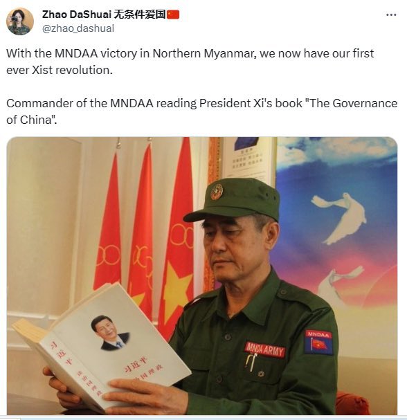 BraneRunner's tweet photo. @kokang0123 One Belt One Road One Whip One Hegemon
#OBOROWOH
#Sinicisation of the barbaric periphery
#TianXia #TianMing #ChinaDream #DocumentNine
Han Übermenschen brauchen #Lebensraum
Zhongguo Zhongguo über Alles (und überall) in der Welt
Ein Volk Ein Reich Ein Dada https://t.co/fPMVO0FoxY