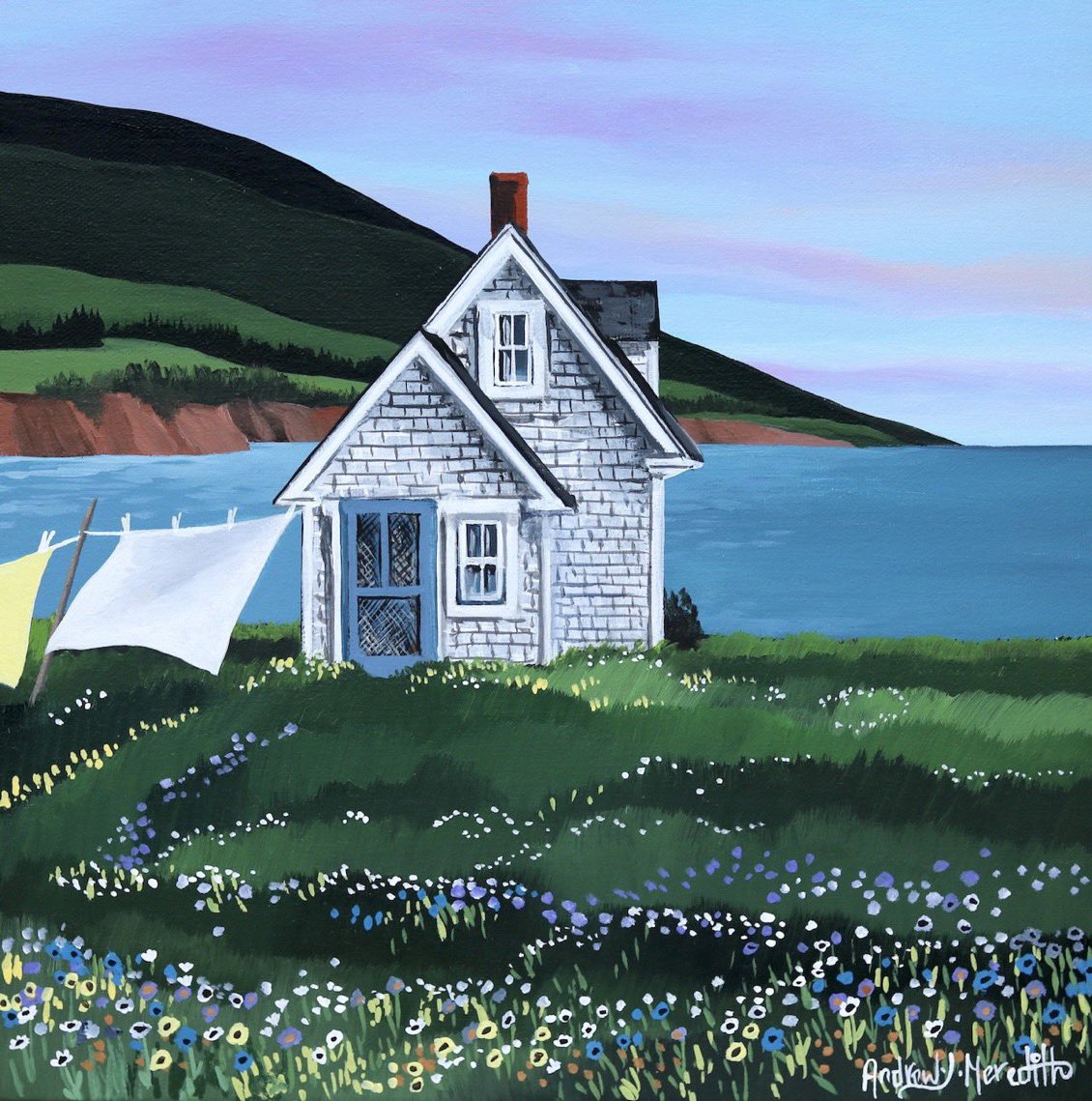 "MAY days crept away in a sweet succession and the shores of Four Winds Harbor greened and bloomed"

ANNE'S HOUSE OF DREAMS
🎨 Andrew Meredith
#May
