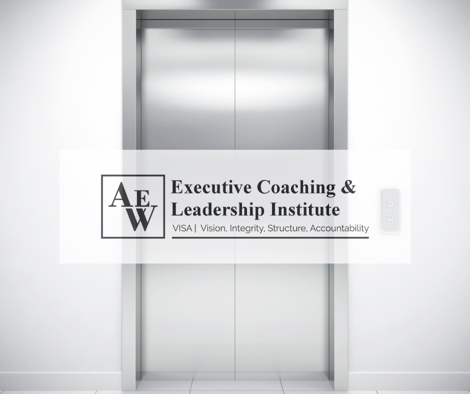 The elevator pitch is a conversation I am to have, embody, and wake up being able to do. It should also be rehearsed with people within and without your organization.

As a leader, ask yourself, am I prepared to give an elevator pitch when the time comes?