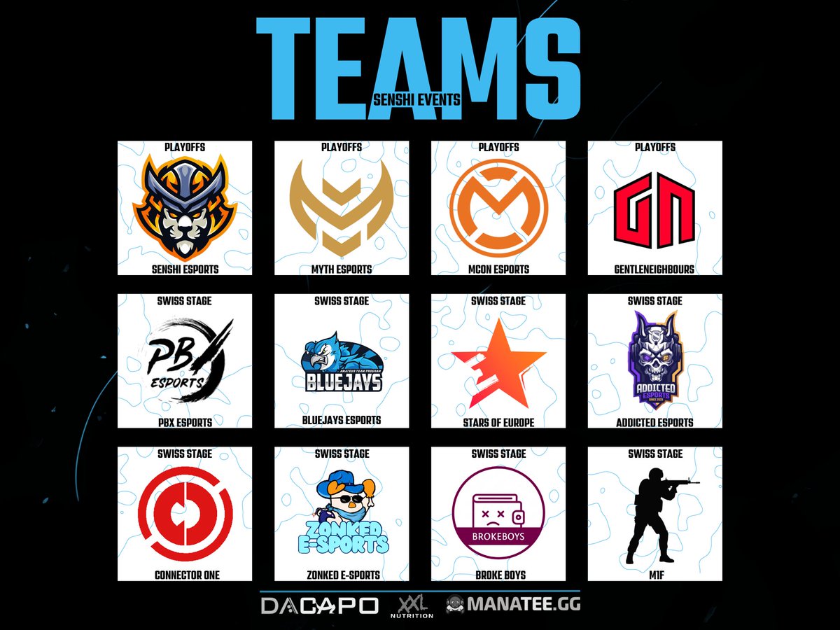 It's time to reveal the teams participating in the upcoming CS2 Tournament

Get ready for intense action and unforgettable moments! All games will be broadcasted live on our official channels. Stay tuned for more updates!