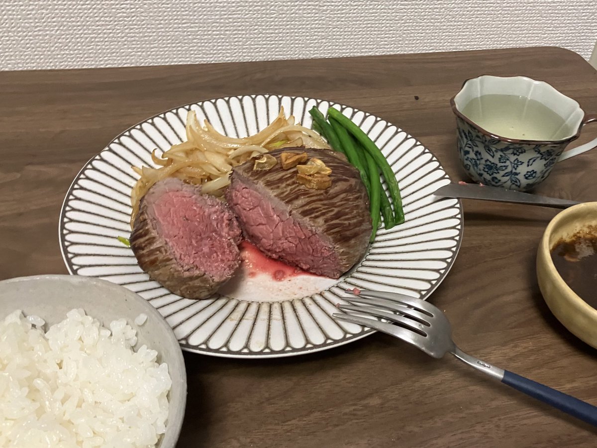 蘭韵白毫(小梅茶荘)水出し
500円ステーキ
#茶好連