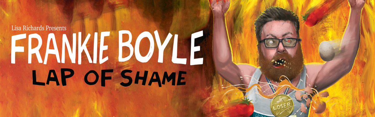 TONIGHT - Frankie Boyle: Lap of Shame | 7:30pm Grab a ticket at beaconartscentre.co.uk