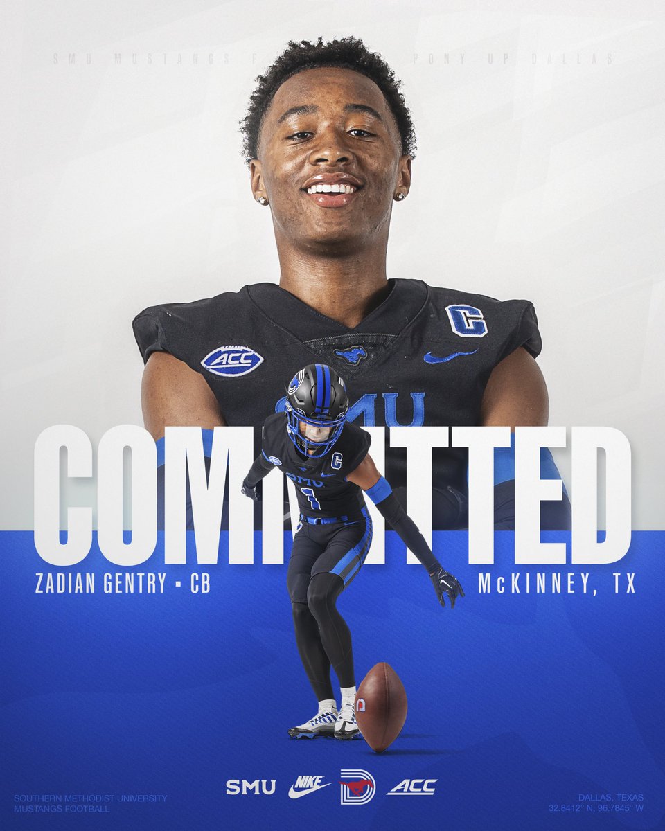 #PonyUp @SMUFB Lands Top Class of 2025 Players from DFW This Weekend @Gentry_Zay @XavierSJ2 @reyes_sael SMU now has 13 commits in the 2025 recruiting class Read⬇️ @Marchen44 ✍🏾 #ThePlatform #DRSportz theplatform.drsportz.com/2024/05/19/smu…