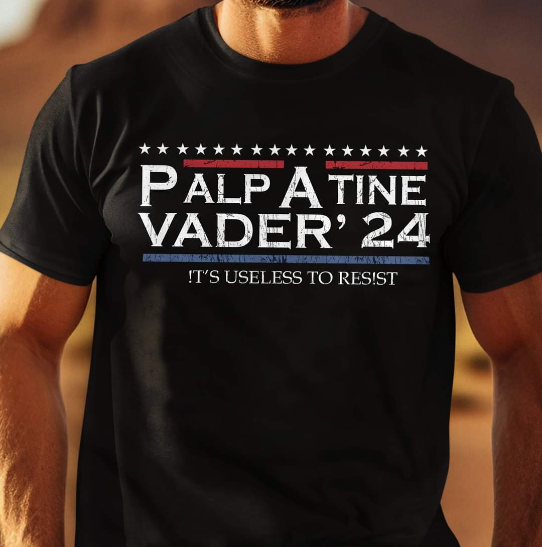 Dear @JohnBarronUSA,
Psst! Suggested campaign tshirt for @chas_usa. 😁 #USPolitics #StarWars #PlanetAmerica