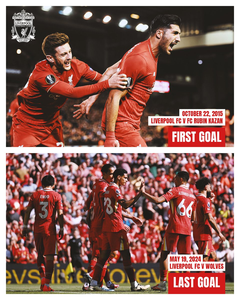 LFC's tweet photo. The first and last goal of the Jürgen Klopp era ✨

#DankeJürgen https://t.co/Md2J34snQi