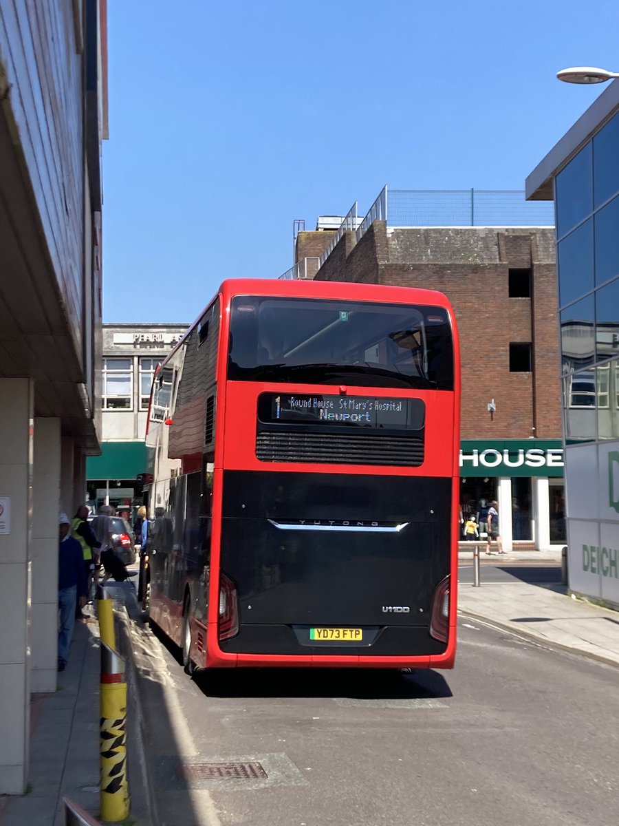 So that’s the Isle of Wight fleet of red, white and black buses ticked off. Better start on the <a href="/SouthernVectis/">Southern Vectis</a> green ones now. (Took a picture of the Yutong from each end as wasn’t sure which was the front - a nice ride, and am sure the livery police can brighten up the front!)