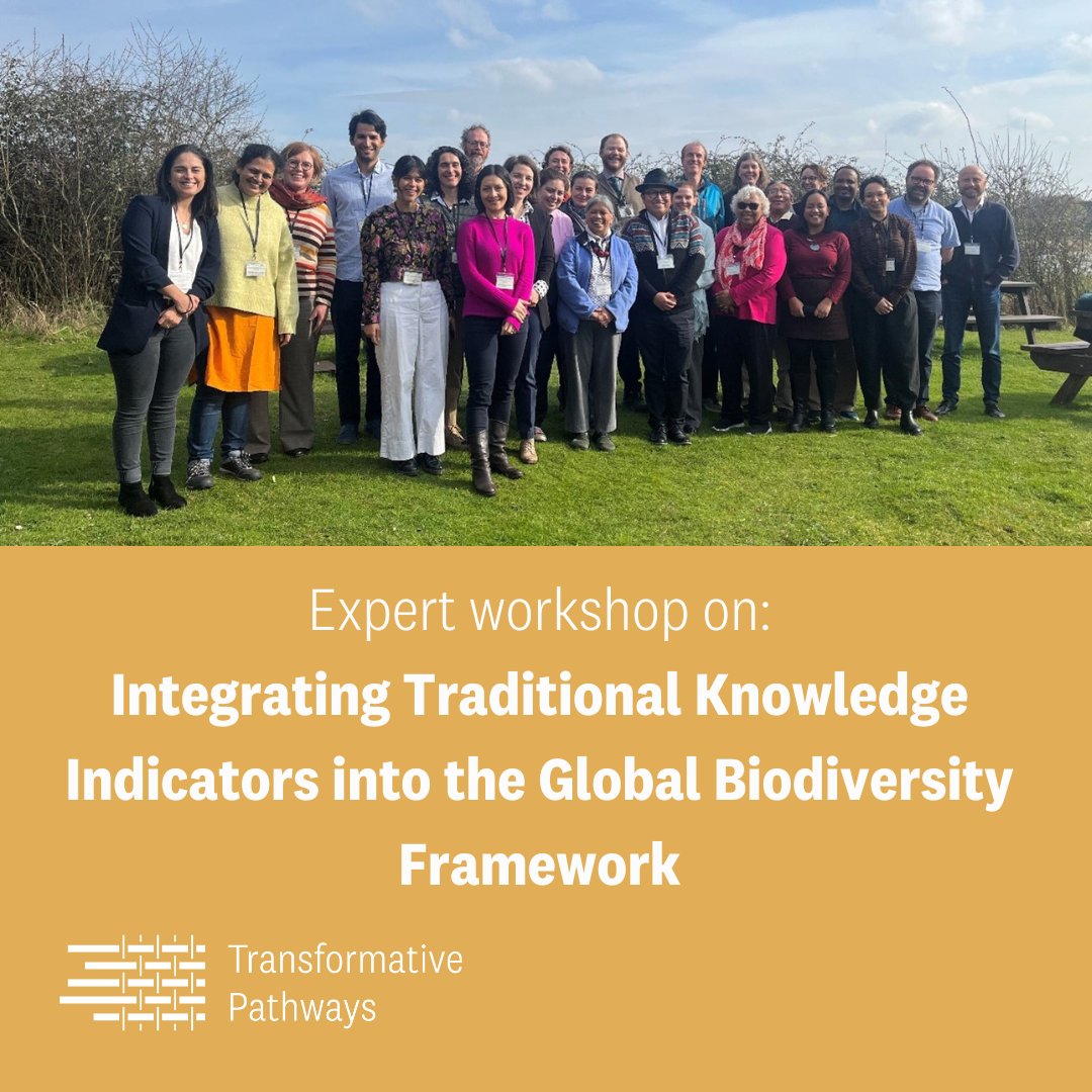 ForestPeoplesP's tweet photo. #TraditionalKnowledge Indicators should be integrated into the monitoring framework for the #BiodiversityPlan. 

In March, experts from all over the world came together in Cambridge to see how this could be done. 

Find out more: https://t.co/wWMOJEqci2

#TransformativePathways https://t.co/wpm8SLwEJL