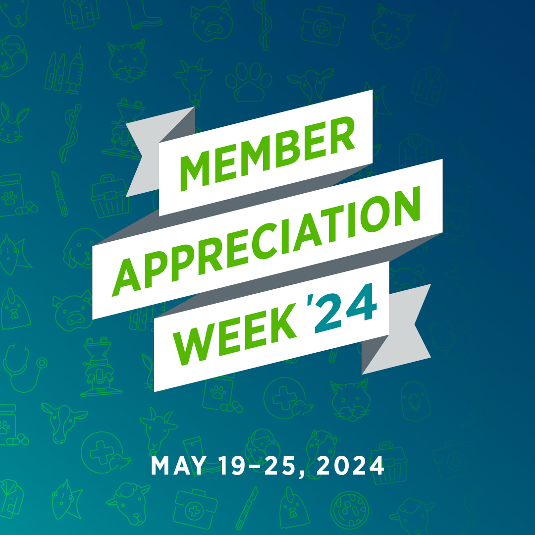 It’s our favorite time of the year—Member Appreciation Week! Members are the heart and soul of the AVMA; and we're celebrating all 105,000+ AVMA members who have dedicated their lives to the veterinary profession all week long. bit.ly/4bkqGnA