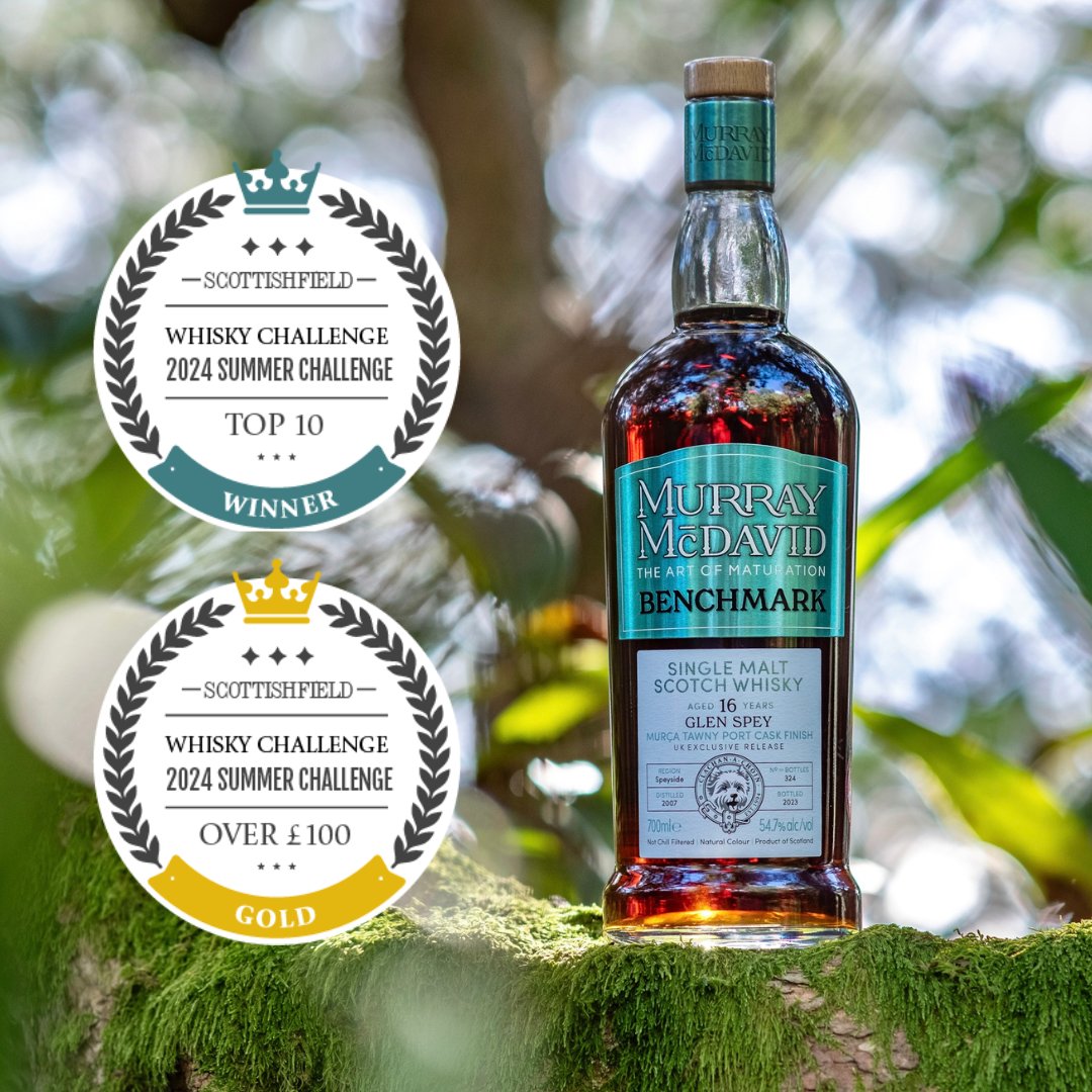 We are thrilled to announce that our #MurrayMcDavid UK Exclusive #GlenSpey bottling has won the @ScottishField Summer Whisky Challenge 2024! 🥳

A very proud moment for the MMD Team 🙌

#InspiredScotchWhisky #ArtofMaturation #Whisky #ScottishField #ScottishFieldWhiskyChallenge