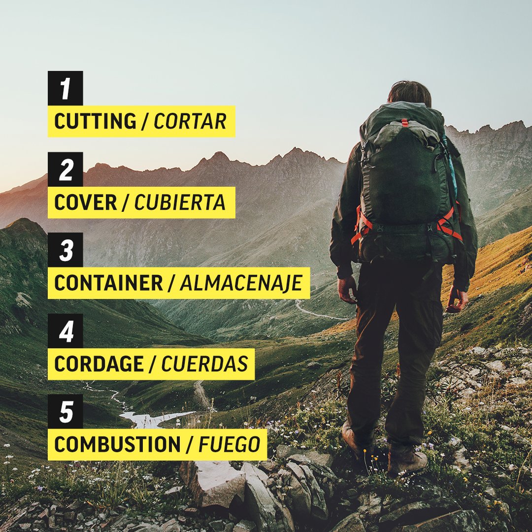 Si tienes planeada alguna escapada al aire libre, no puedes olvidarte de las 5Cs de la supervivencia... Ni de ver #Alone en BREAK.