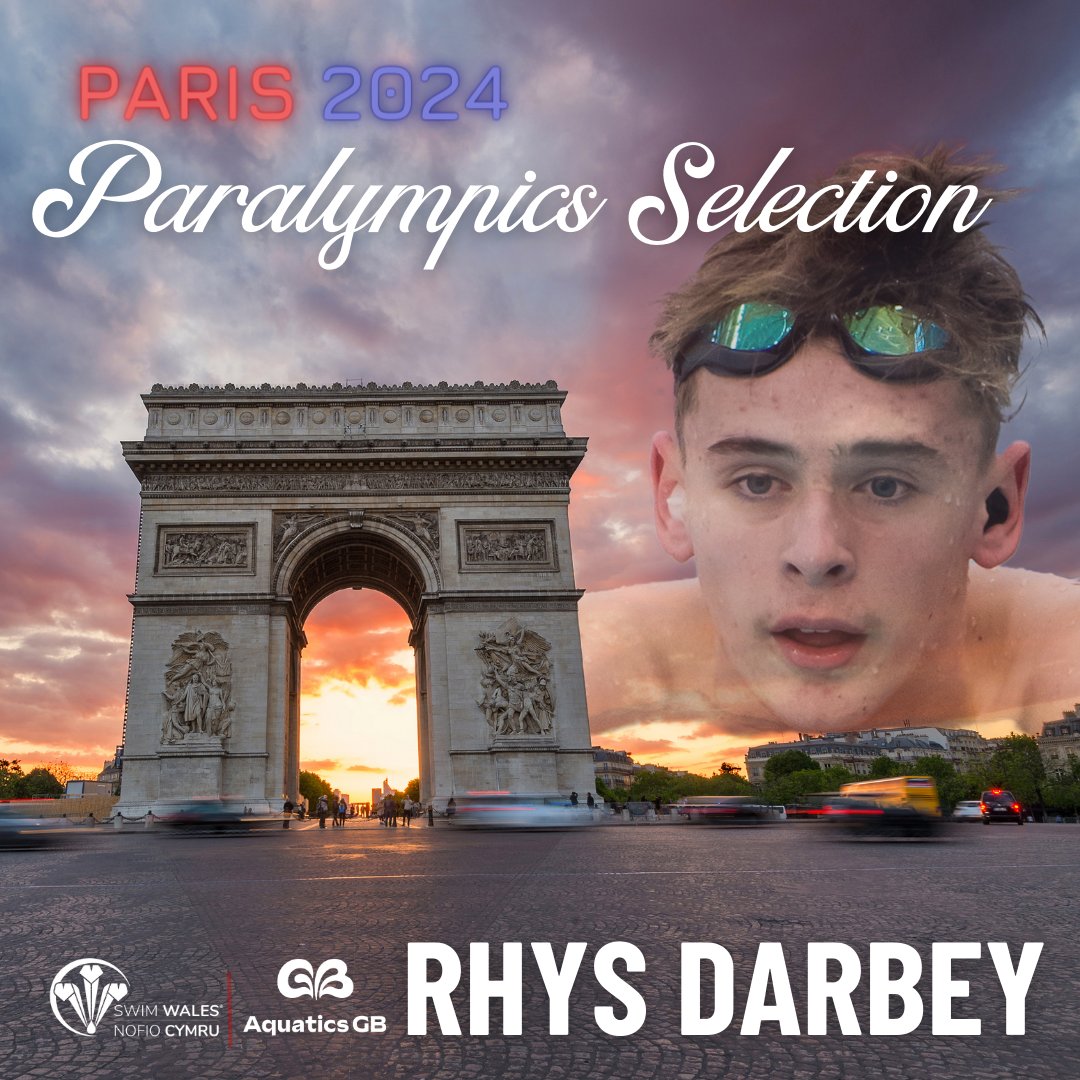 All eyes on Paris 👀 Rhys Darbey will represent Wales and @ParalympicsGB on the greatest stage this summer after being selected as part of the 2️⃣6️⃣-strong para-swimming team for #Paris2024!🗼 Read the full story ▶ swimwales.org/news/darbey-se…