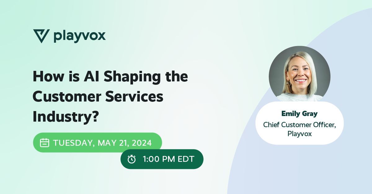 AI isn't just the future of customer service – it's the present. Learn how AI can help you deliver exceptional customer experiences in our upcoming webinar. Register now!
buff.ly/3QqFrwK
#AI #ContactCenter #CustomerService