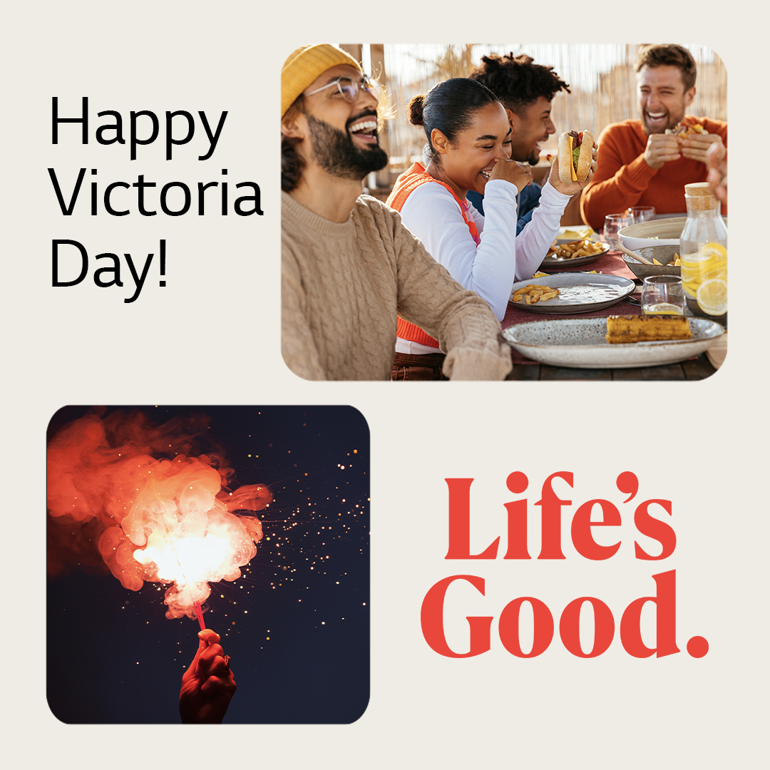 Happy Victoria Day! Wishing you a day filled with simple pleasures and optimism. 🎉 

#LifesGood #VictoriaDay