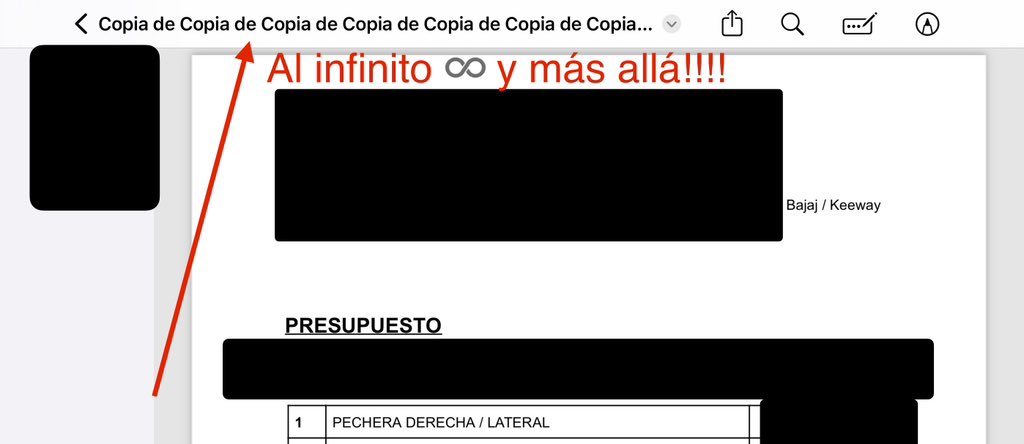 Al infinito ♾️ y más allá!!!!

Paraaaaaa